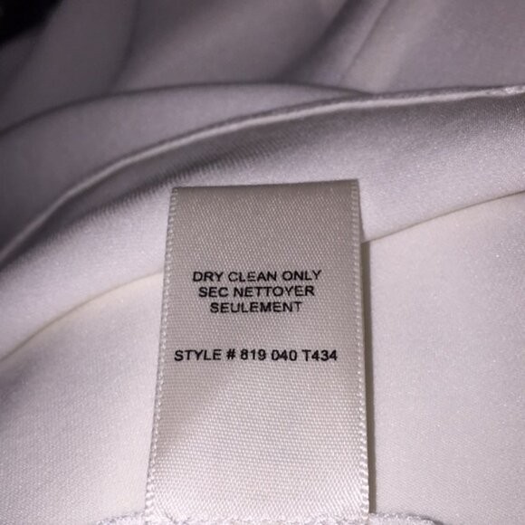 Rebecca Taylor Tailored SL Silk Lace Tank Top Snow 115 Size Small - Picture 12 of 13